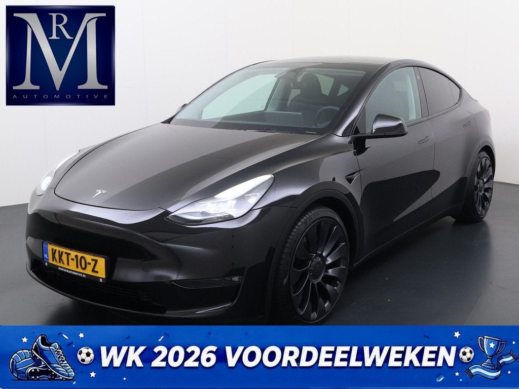 Tesla Model Y Performance AWD 75 kWh VAN: 46.900,- VOOR: 42., Auto's, Tesla, Gebruikt, 462 pk, 1972 kg, 1600 kg