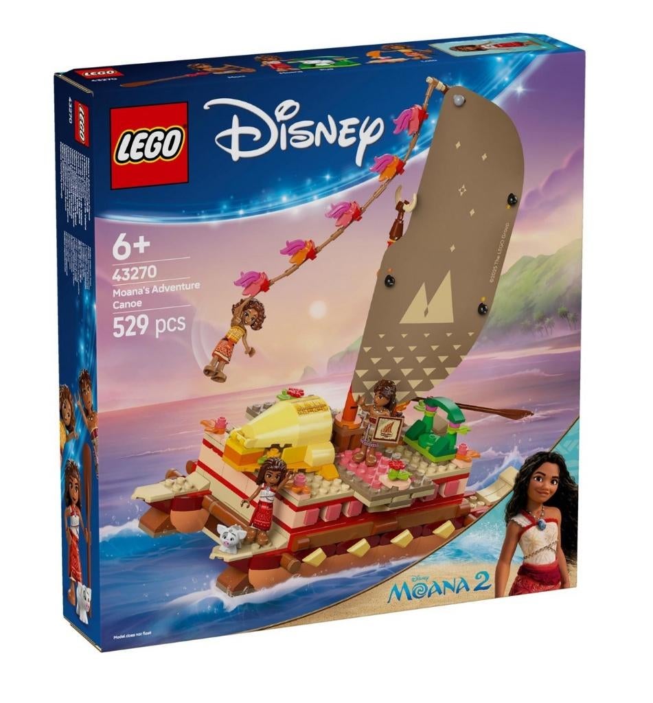 Lego Disney 43270 Vaiana's avonturenkano NIEUW in Doos, Nieuw, Ophalen of Verzenden, Disney, Complete set