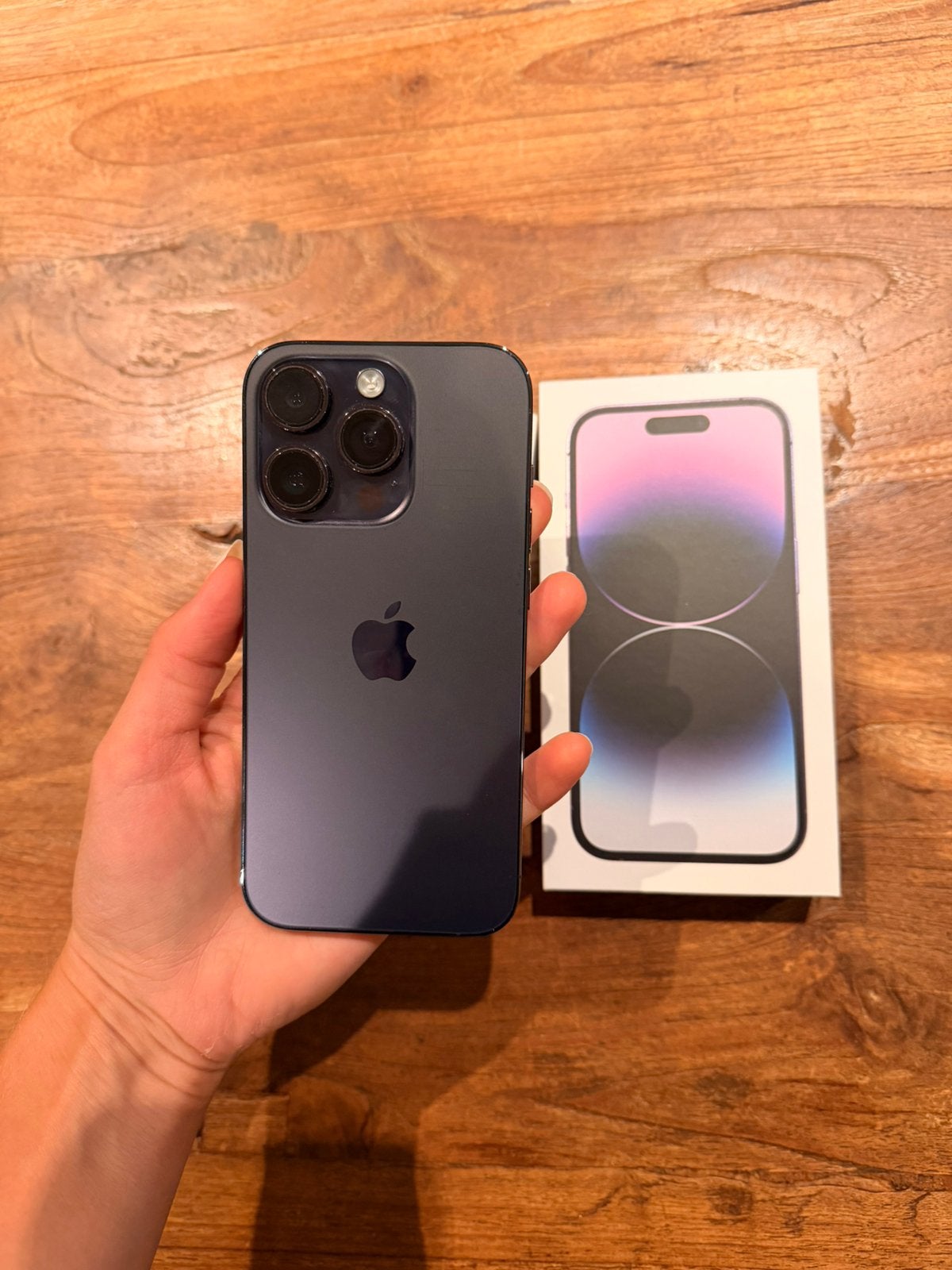 Iphone 14 pro + oplaadkabel + hoesje (256 GB, Deep Purple), Telecommunicatie, Mobiele telefoons | Hoesjes en Frontjes | Apple iPhone