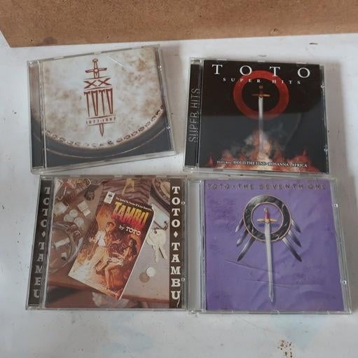 TOTO Toto set 4 CD's Super hits XX 1977-1987 Tambu Seventh, Ophalen of Verzenden, Gebruikt, Poprock