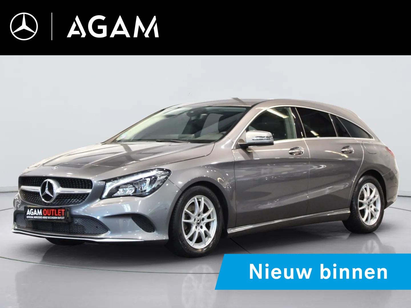 Mercedes-Benz CLA Shooting Brake 200, 730 kg, Gebruikt, Lichtsensor, Zilver of Grijs