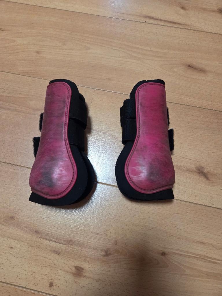 Peesbeschermers BR roze, Dieren en Toebehoren, Paarden en Pony's | Beschermers, Ophalen of Verzenden, Gebruikt, Rijden