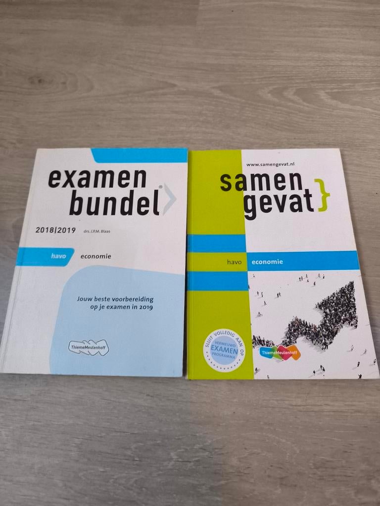 Samengevat en examenbundel economie, Boeken, Ophalen of Verzenden, Zo goed als nieuw, HAVO, Economie