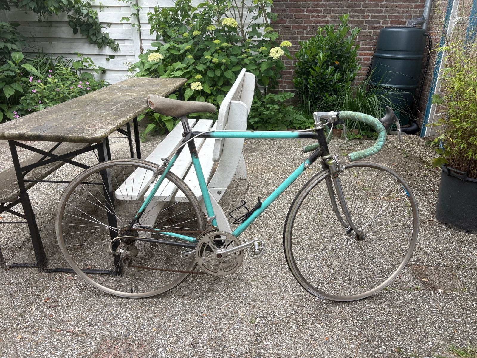 Vintage Racefiets Reynolds 531 - Opknapper, Fietsen en Brommers, Fietsen | Racefietsen, Gebruikt, Staal, 53 tot 57 cm, Ophalen