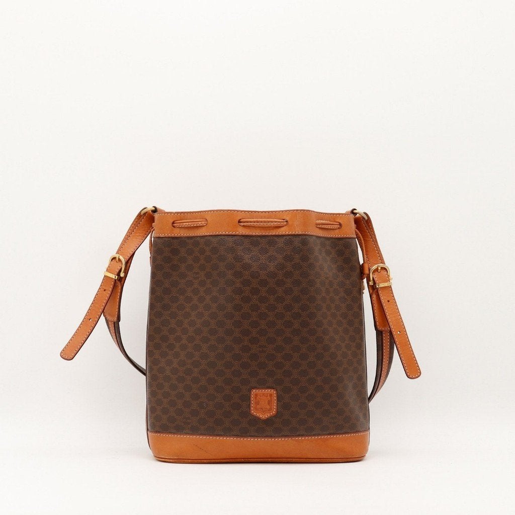 Celine Macadam van Céline bucket tas, Verzenden, Gebruikt, Zwart, Overige typen
