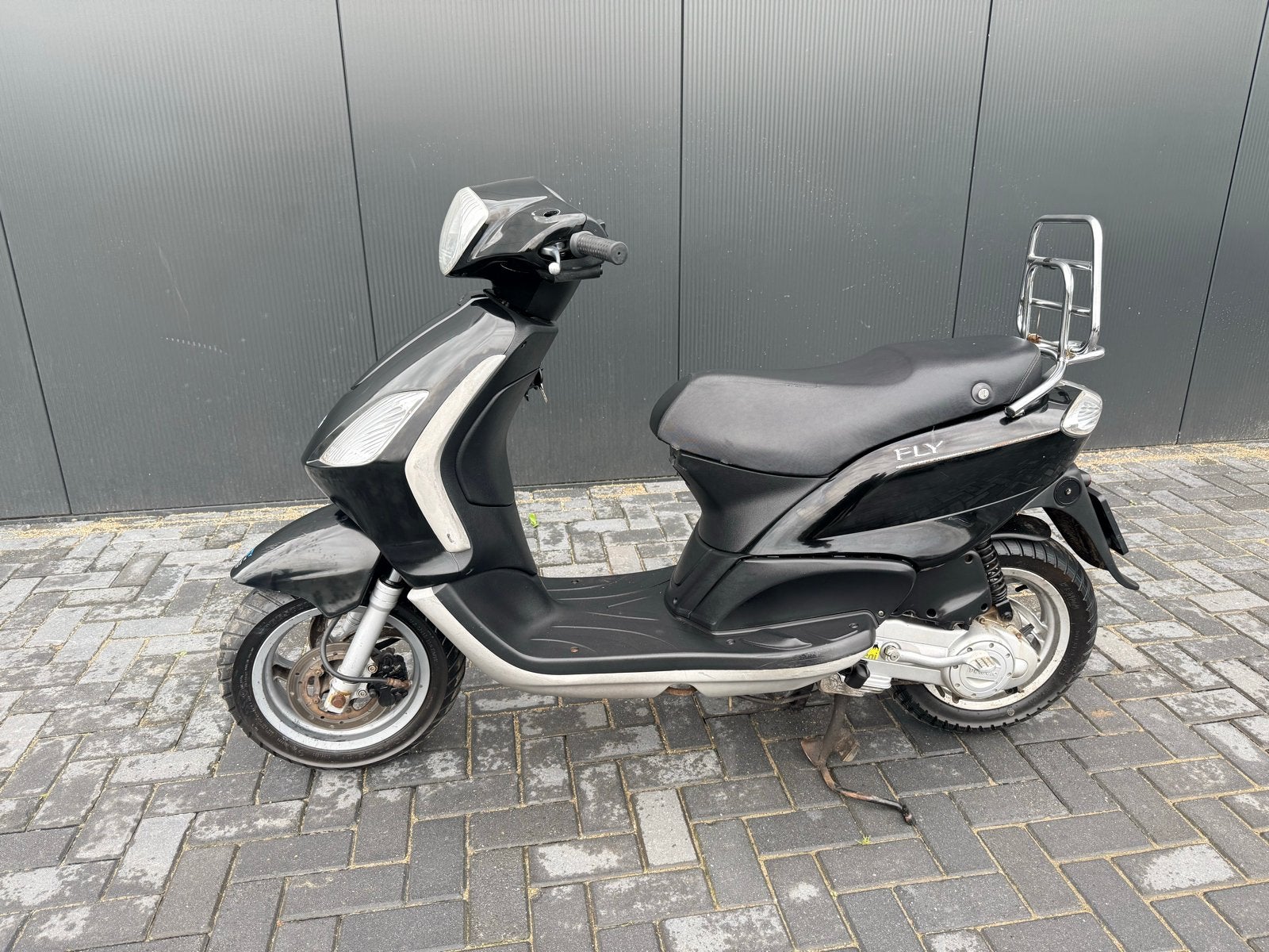 Piaggio Fly Scooter - Zwart - 2008 - 16269KM, Fietsen en Brommers, Scooters | Piaggio, Ophalen, Gebruikt, Maximaal 45 km/u, Fly