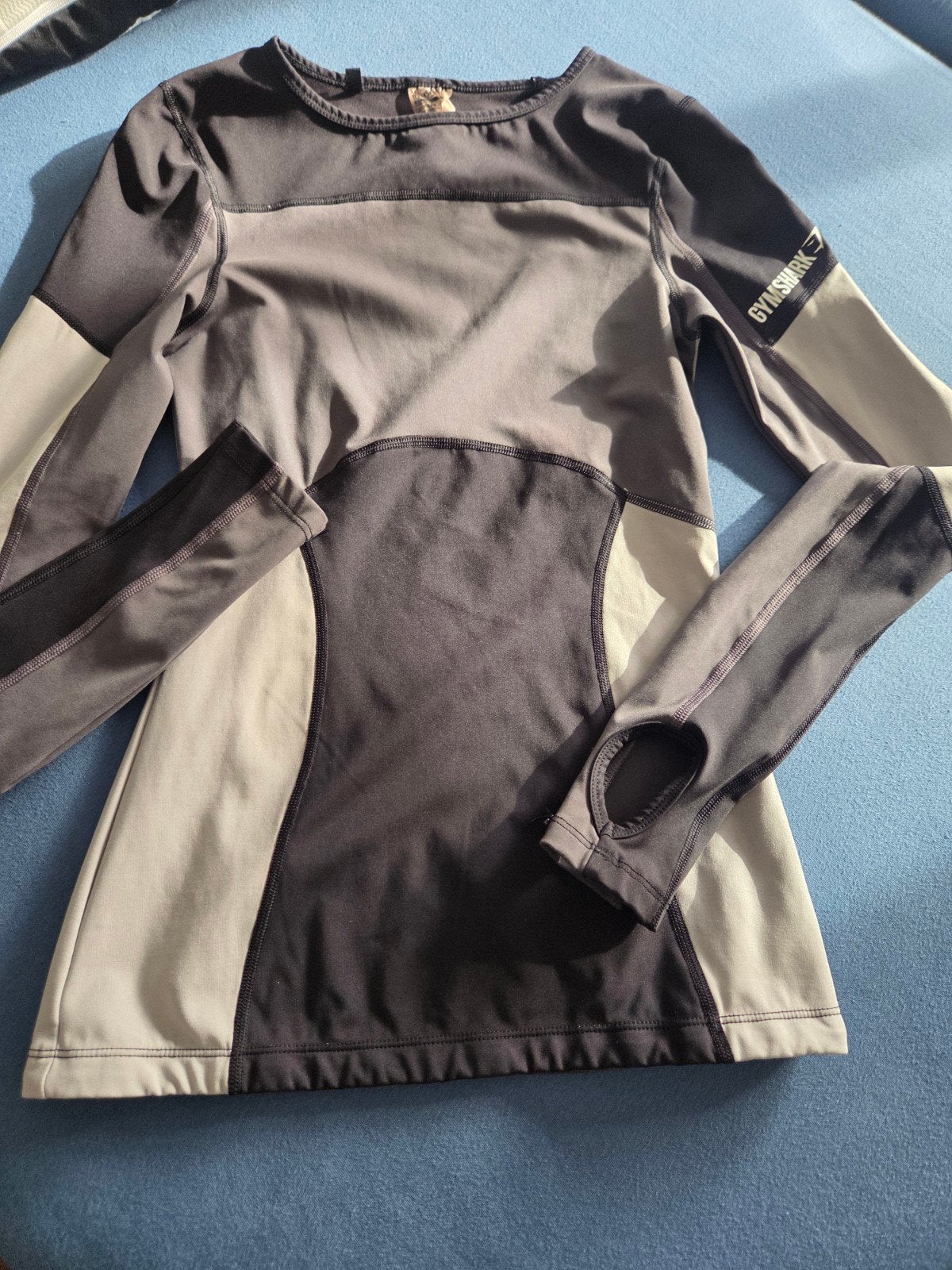 Gymshark sportset (top en legging) - Maat XS, Ophalen of Verzenden, Maat 34 (XS) of kleiner, Grijs, Gymshark