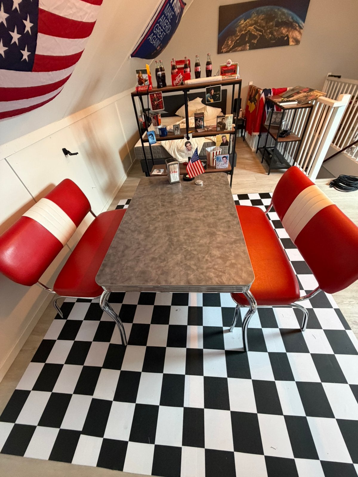 Retro dining set, Ophalen