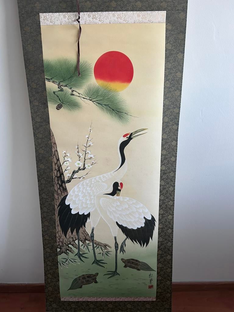 Japanse hangrol | vintage | ambacht, Ophalen of Verzenden, Zo goed als nieuw