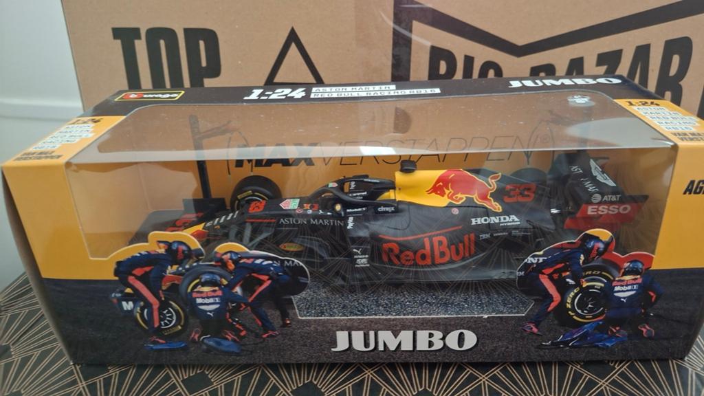 Bburago Red Bull Racing RB16B Max Verstappen 1:24, Ophalen of Verzenden, Nieuw, Auto, Bburago