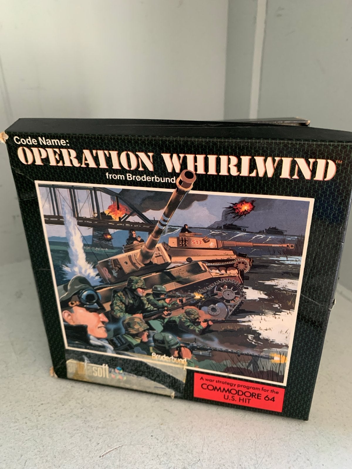 Operation Whirlwind Commodore 64 - Oorlogsstrategie, Gebruikt, 1 speler, Ophalen of Verzenden, Strategie en Constructie