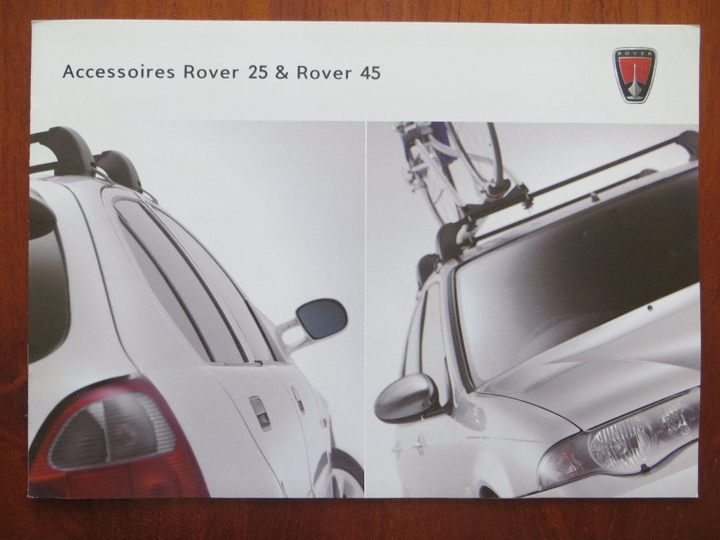 Accessoires Rover 25 & Rover 45 + prijslijst (2005), Ophalen of Verzenden, Nieuw, Overige merken