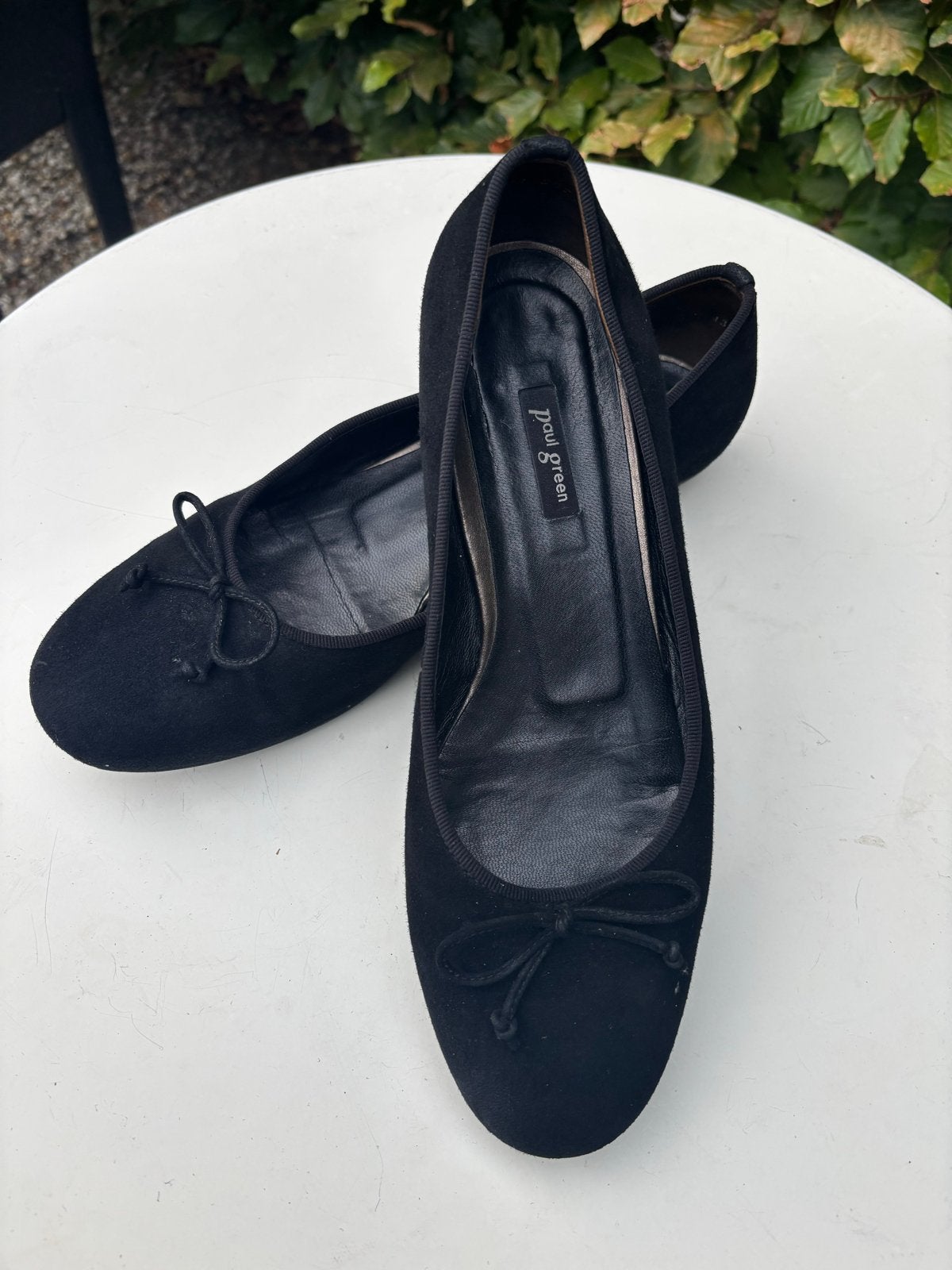 Paul Green Ballerina's - Zwart suède - Maat 40, Ophalen of Verzenden, Gedragen, Zwart, Ballerina's