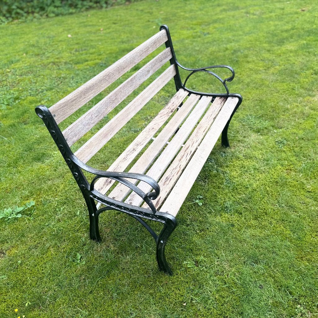 Tuinbank, Ophalen, Gebruikt, Hout