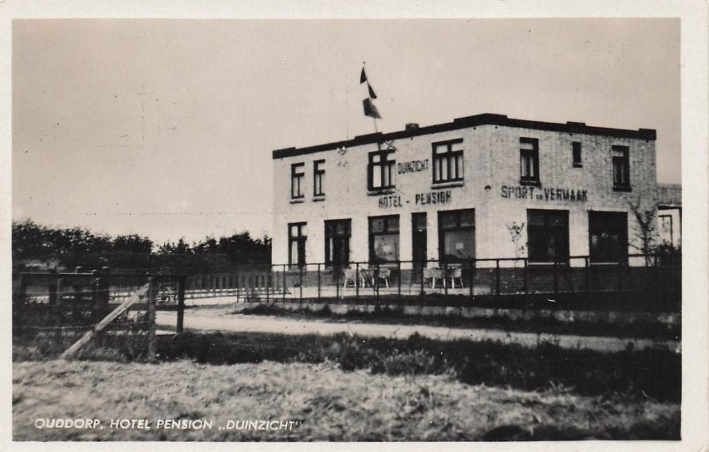 703-065-021 Ouddorp Hotel Pension Duinzicht, Verzamelen, Ansichtkaarten | Nederland, Verzenden, Voor 1920, Zuid-Holland
