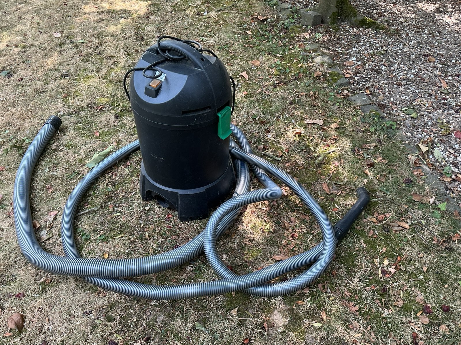Vijverstofzuiger, Ophalen, Gebruikt