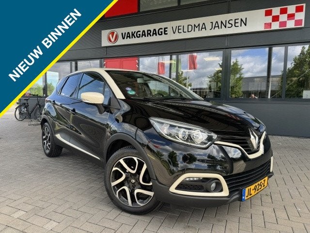 Renault Captur 0.9 TCe HELLY HANSEN (LEUKE KOMPLETE AUTO!), Stof, Gebruikt, Zwart, Handgeschakeld