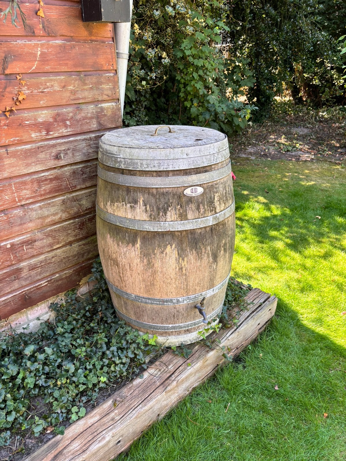 Barrel regenton, Ophalen, Gebruikt, Met kraantje, 150 liter of meer