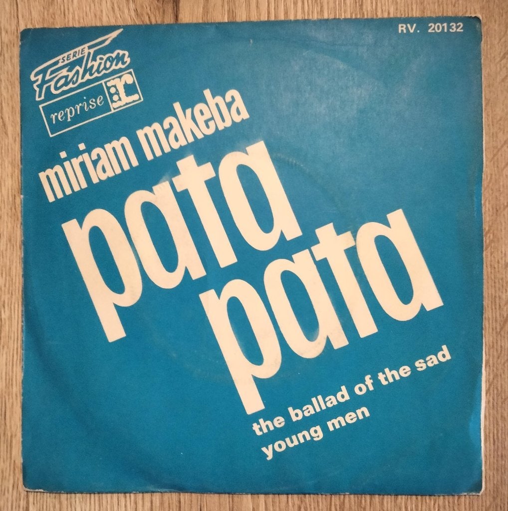 Miriam Makeba Franse single Pata Pata, Ophalen of Verzenden, Gebruikt, 7 inch, Pop