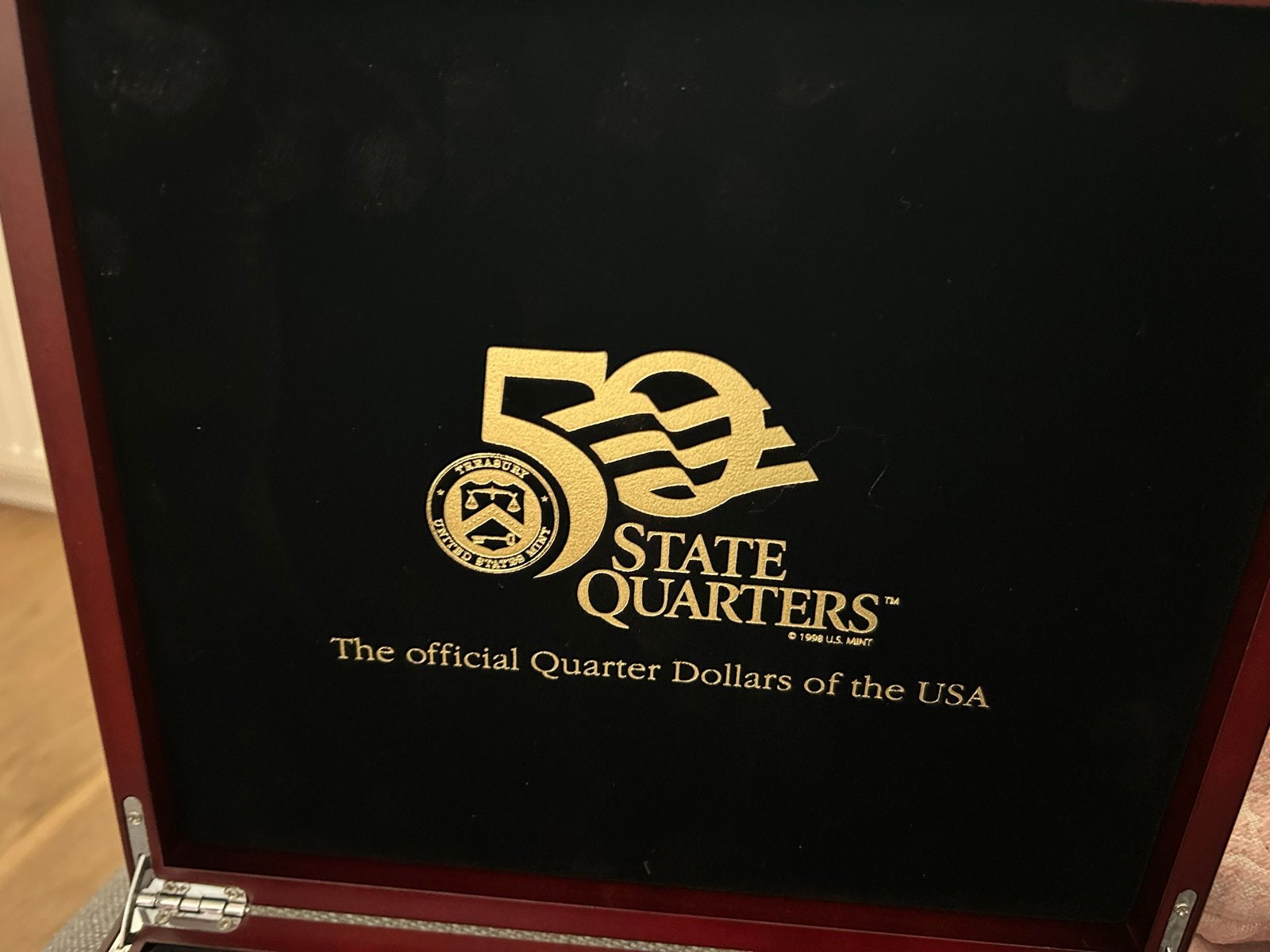 50 State Quarters - Officiële Quarter Dollars van de VS, Ophalen of Verzenden, Setje, Goud