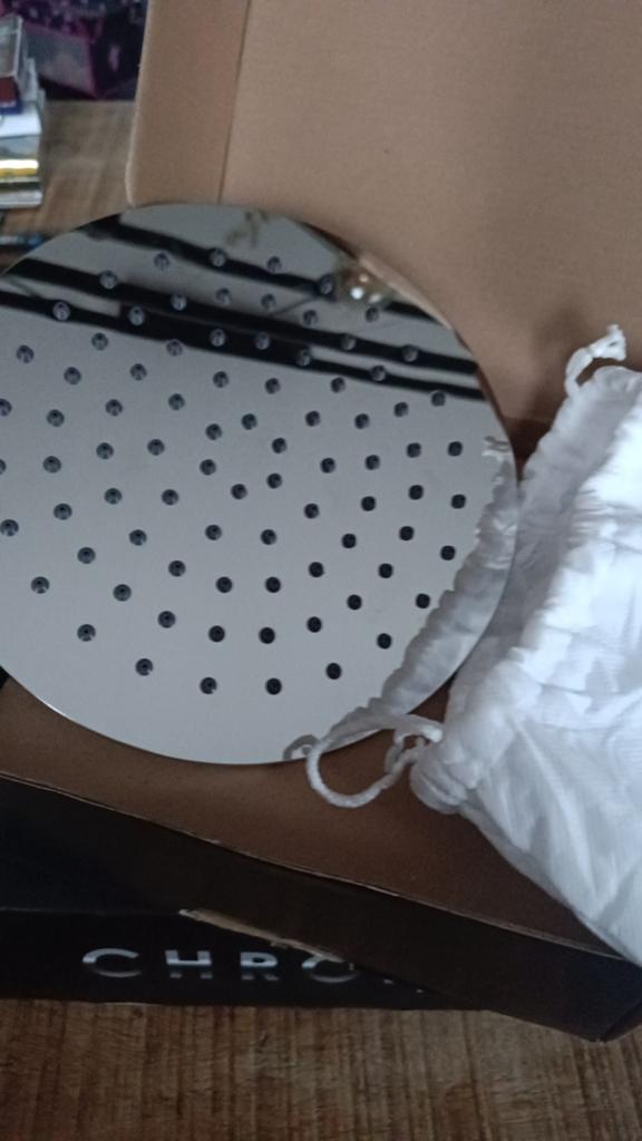Brauer Stuttgart Ronde Regendouche 20cm Chroom, Ophalen of Verzenden, Nieuw, Chroom, Douche