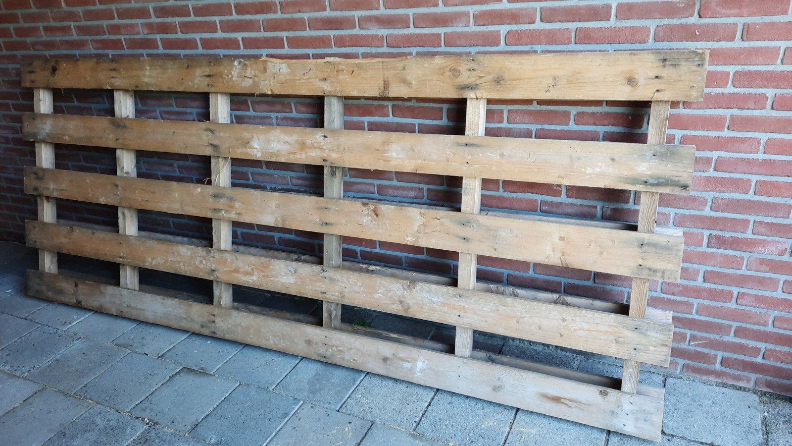 pallet'grote pallet 300 x 120, Ophalen, 250 tot 300 cm, 50 mm of meer, Vuren