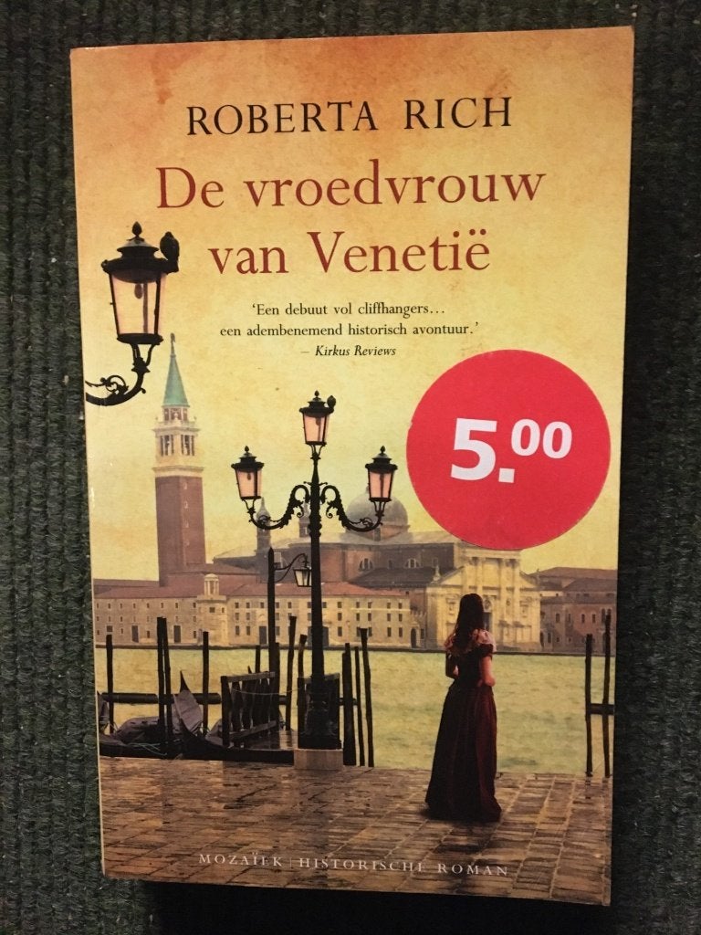 De vroedvrouw van Venetie ; door Roberta Rich #Italie, Gelezen, Roberta Rich, Ophalen of Verzenden, Amerika