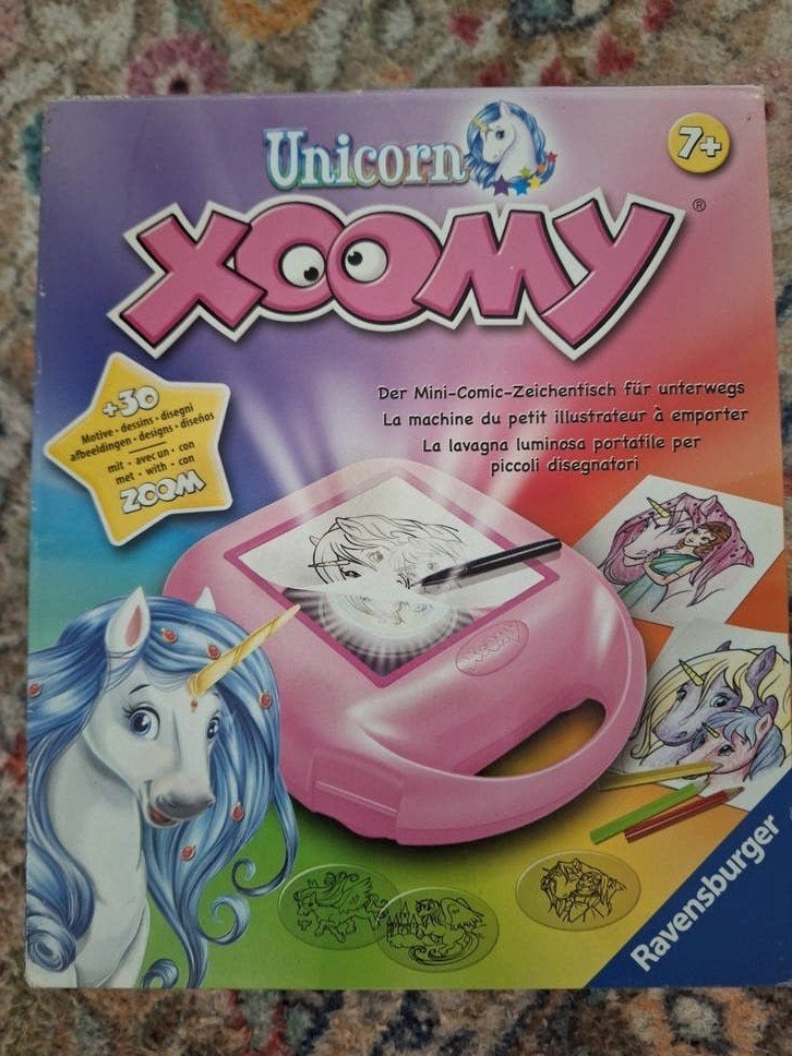 Ravensburger Xoomy Unicorn Tekenmachine met Licht, Kinderen en Baby's, Ophalen of Verzenden, Gebruikt, Knutselen, Met licht