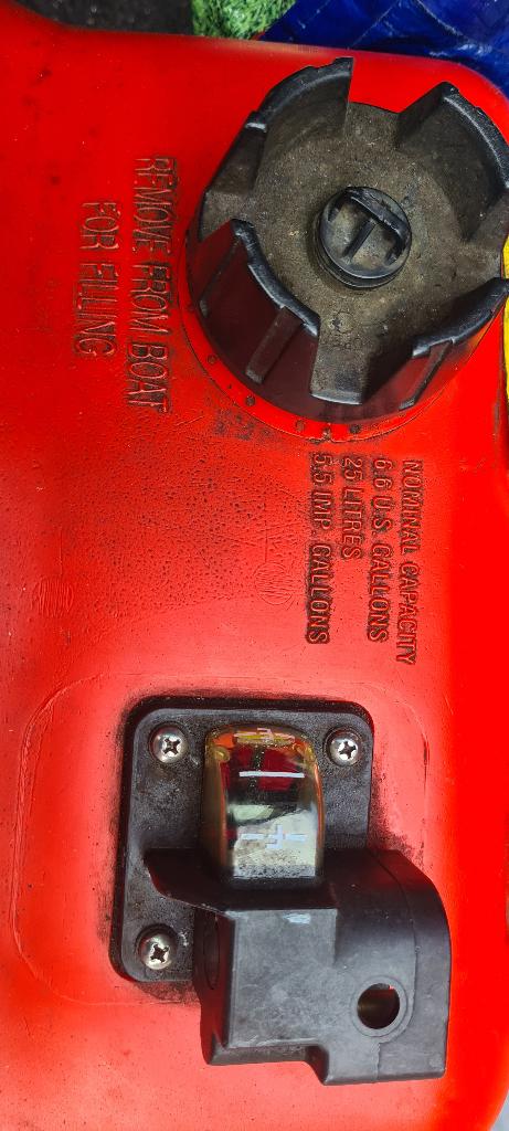 Quicksilver benzinetank voor  buitenboordmotor, Watersport en Boten, Ophalen, Gebruikt, Overige typen
