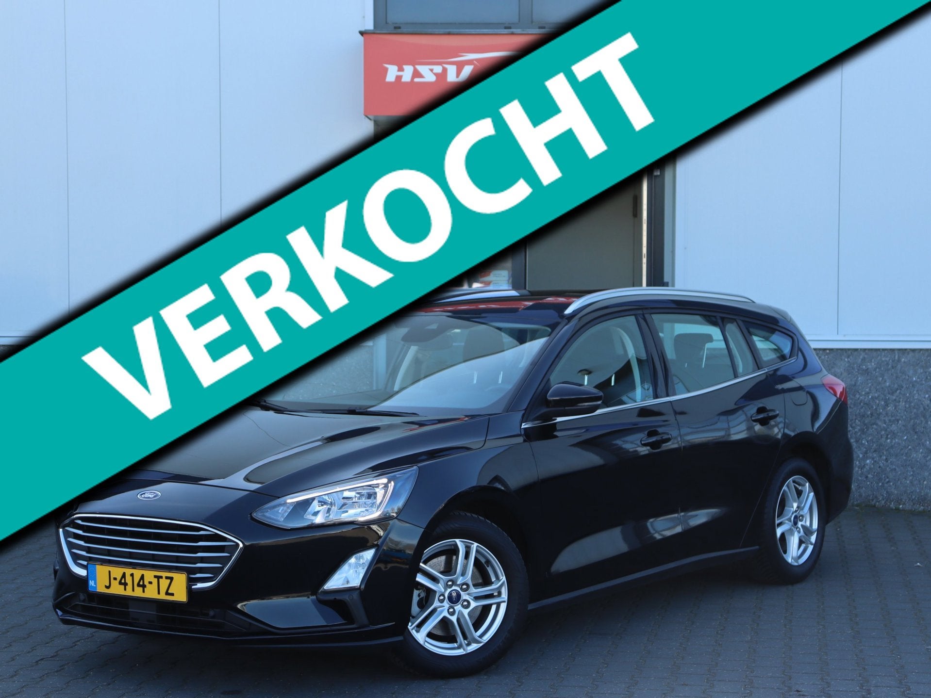 Ford Focus Wagon 1.0 EcoBoost Hybrid Trend Edition Business, Auto's, Ford, 125 pk, Gebruikt, Zwart, Origineel Nederlands