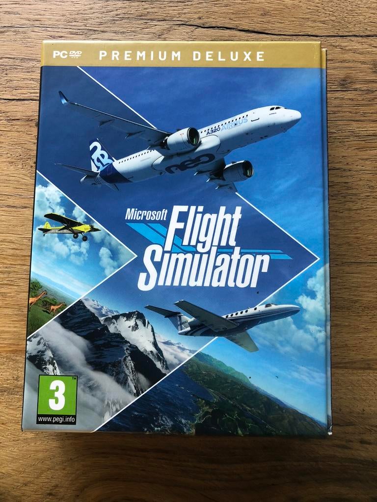 Microsift flight simulator premium de luxe, 1 speler, Ophalen of Verzenden, Zo goed als nieuw, Vanaf 3 jaar