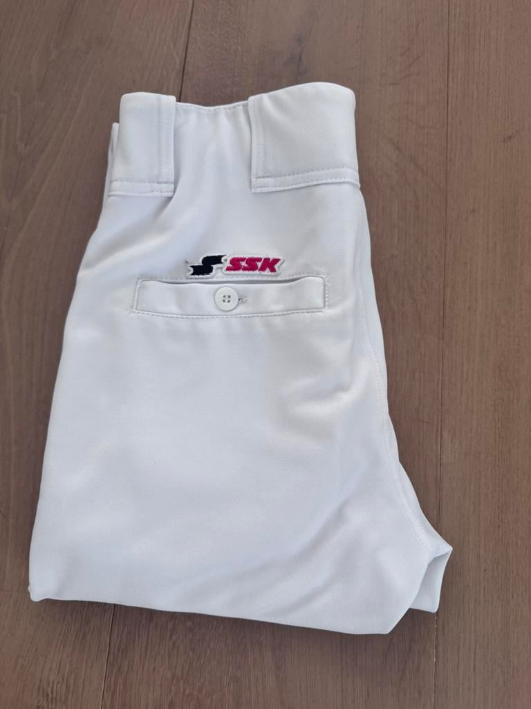 SSK Honkbal broek wit XS honkbalbroek perfect, Ophalen, Zo goed als nieuw, Kleding