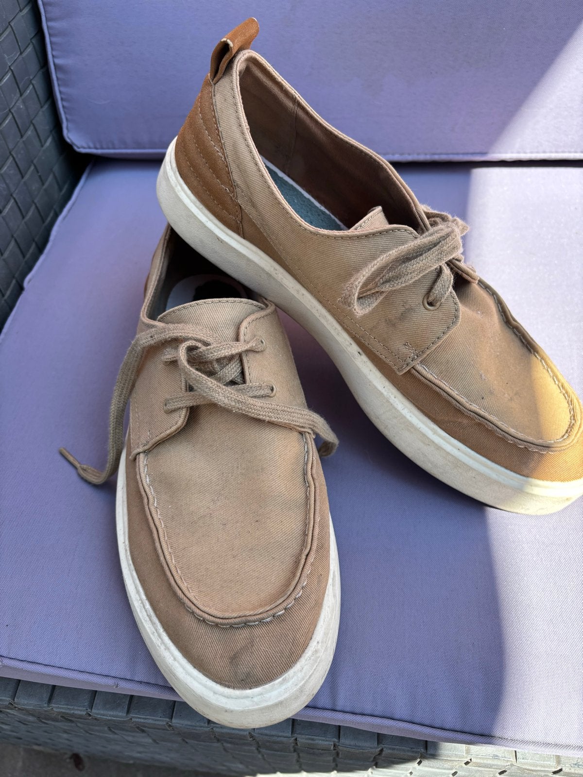 Zara schoenen maat 41 met nieuwe inlegzooltjes, Ophalen, Gedragen, Beige, Instappers