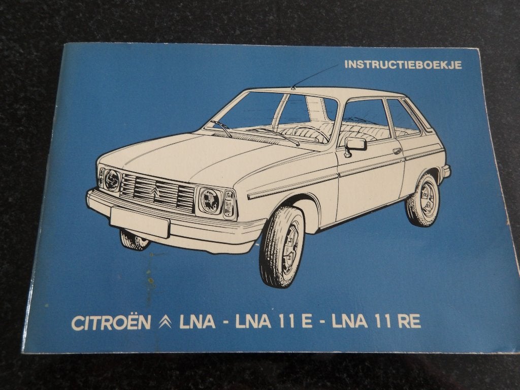 Citroën LNA / LNA 11 E / LNA 11 RE - Instructieboekje NL, Verzenden