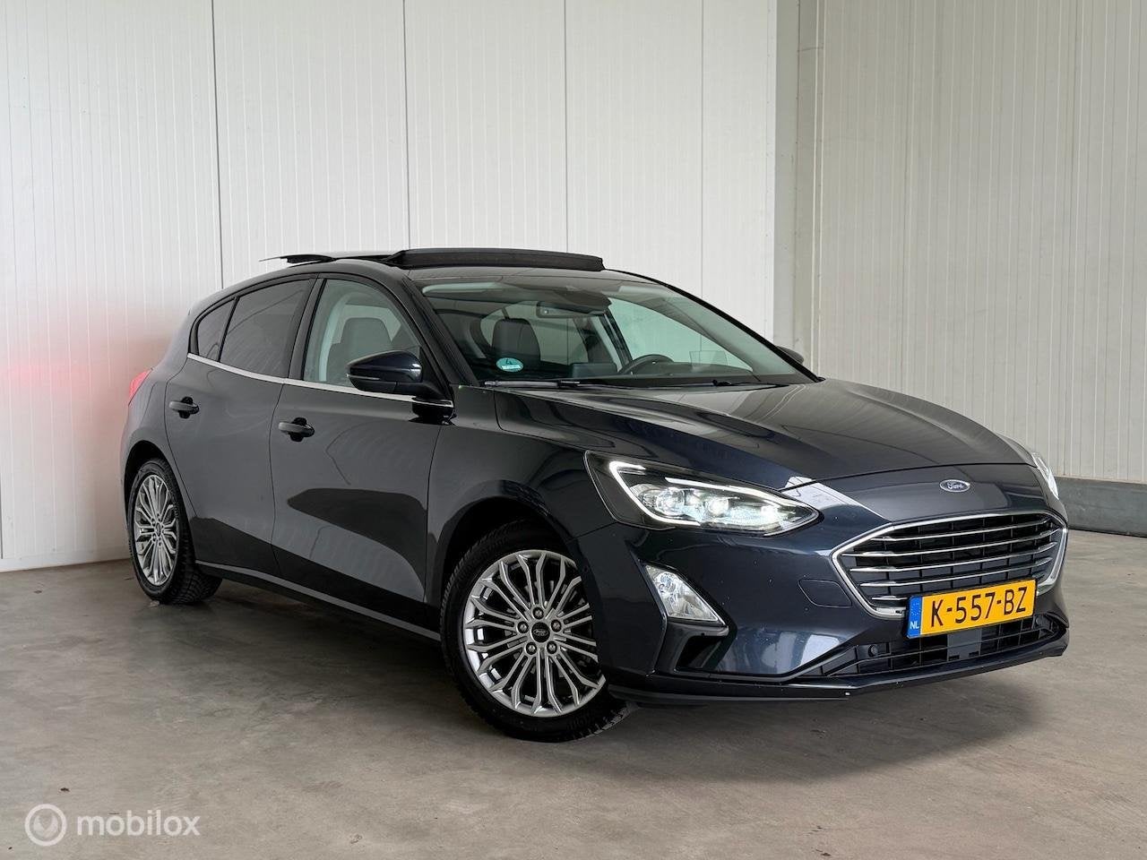 Ford Focus 1.0 EcoB. Tit. XBns, Auto's, Ford, 125 pk, Gebruikt, Euro 6, Blauw