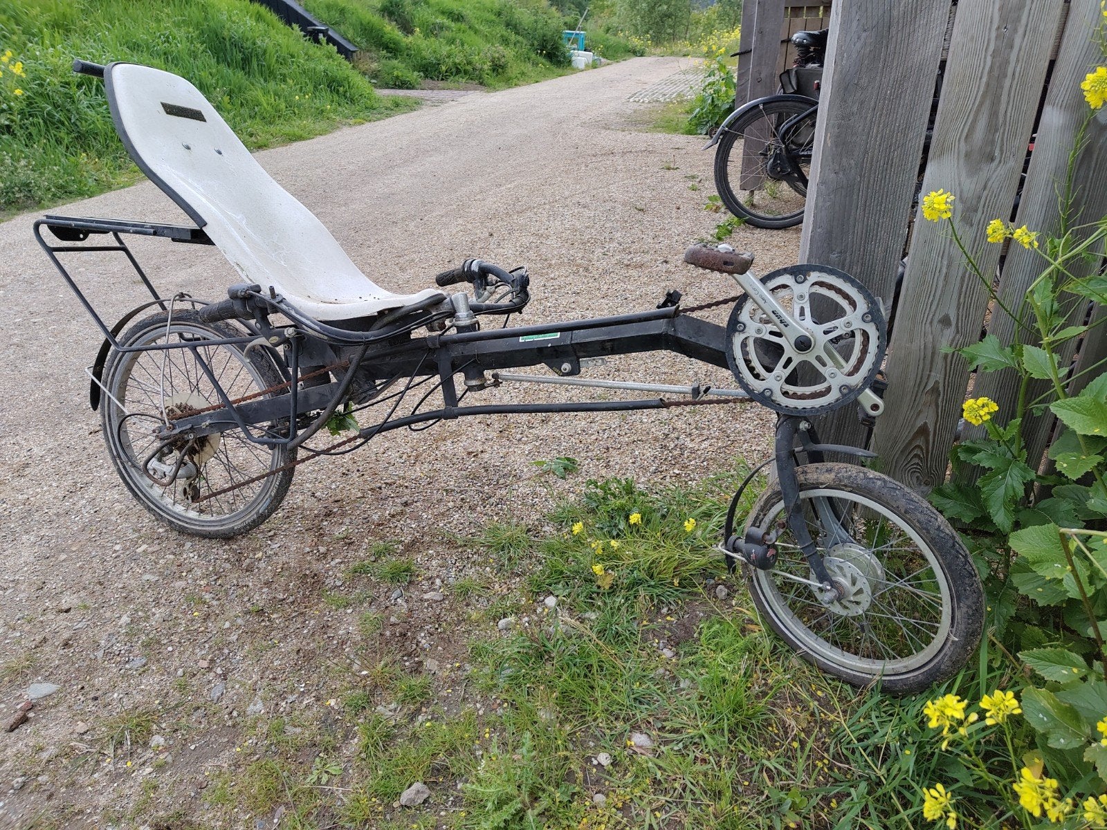 Sinner Ligfiets - opknappertje, Fietsen en Brommers, Ophalen, Velgrem, Onderstuur, Sinner