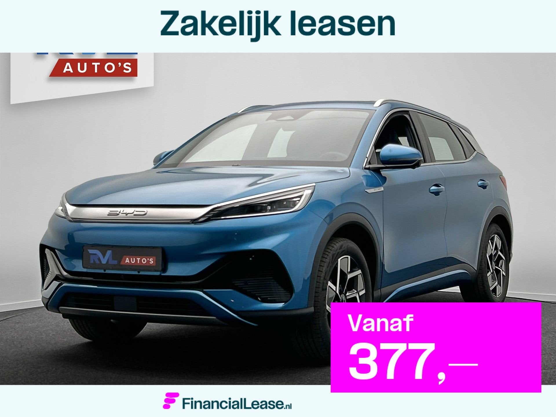 Byd ATTO 3 Design 60 kWh |*55 STUKS* | 204 PK | Pano/dak | A, Gebruikt, Beige, Blauw, 204 pk