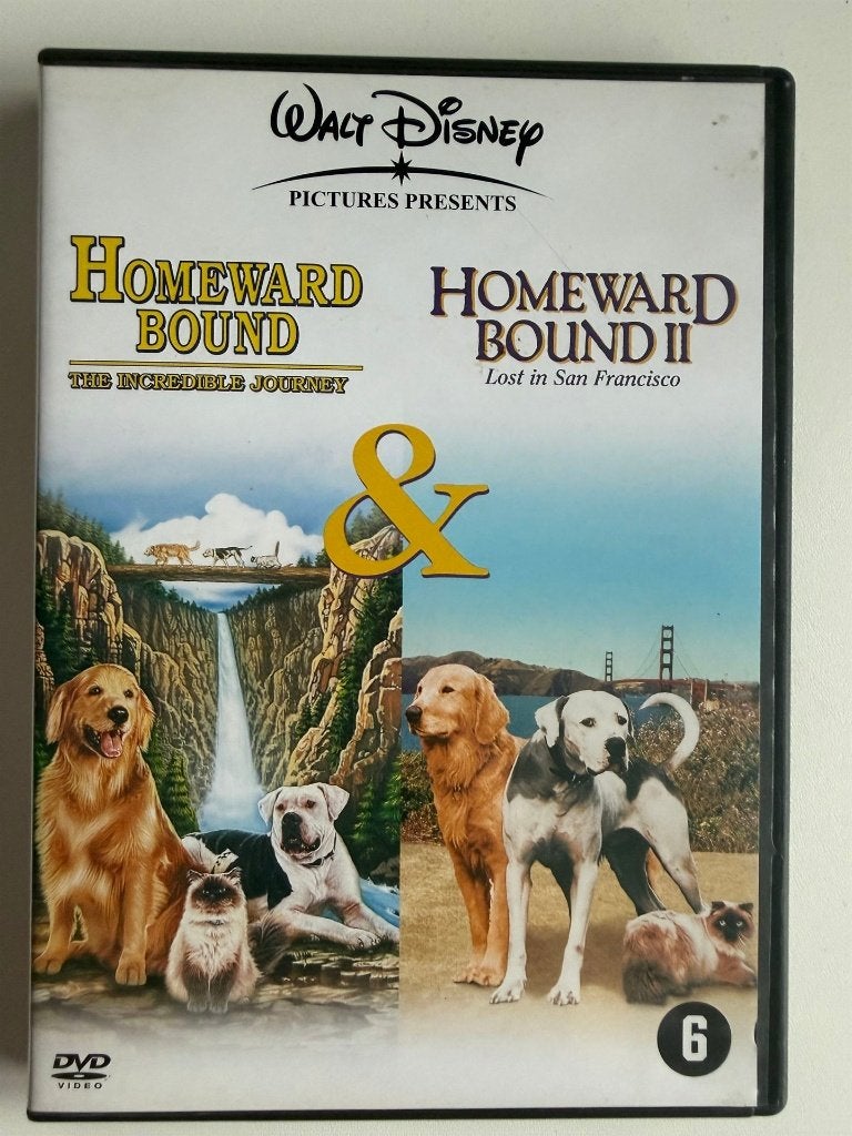 Homeward Bound 1 & 2 DVD | Actie 5=4, Alle leeftijden, Ophalen of Verzenden, Zo goed als nieuw