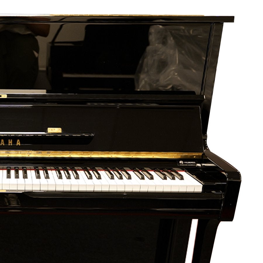 Yamaha U1 PE Piano (1997) Zwart Hoogglans, Muziek en Instrumenten, Wattbaan 1, Nieuwegein, Gebruikt, Zwart, Ophalen of Verzenden