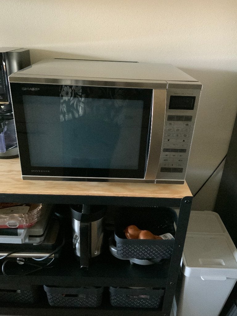 Magnetron / oven Sharp R-971 STW, Ophalen, Minder dan 45 cm, Overige merken, Hete lucht