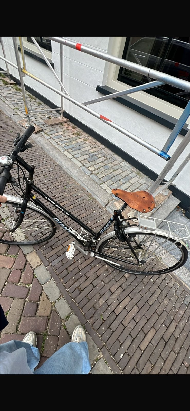 Giant fiets met Brooks zadel - opknapper, Ophalen, Velgrem, Versnellingen, Giant