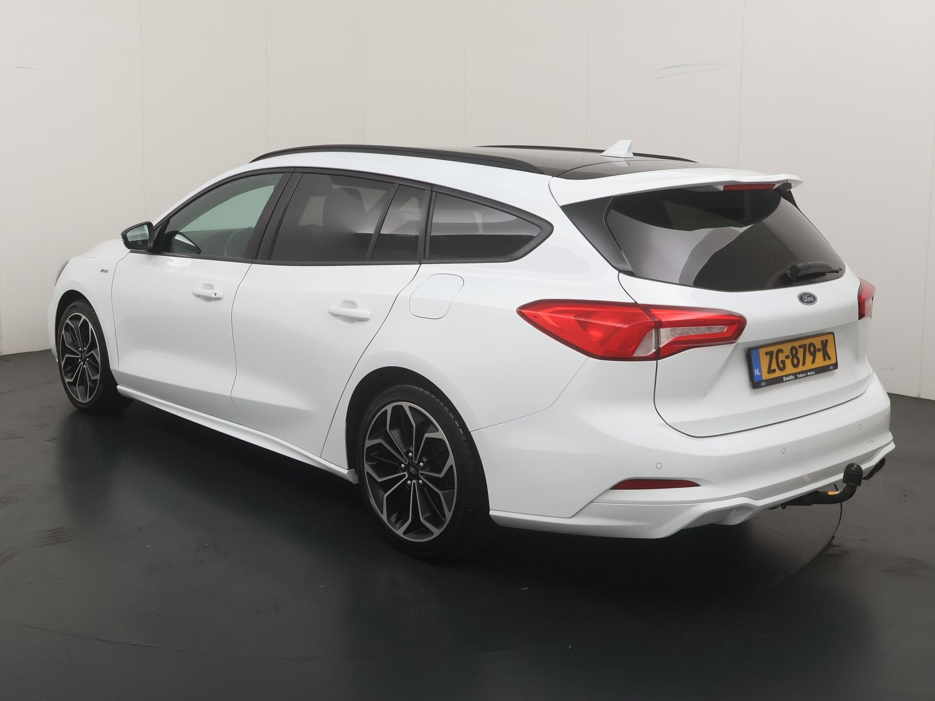 Ford FOCUS Wagon 125PK EcoBoost ST Line Business | Trekhaak, Gebruikt, 1283 kg, Wit, Origineel Nederlands