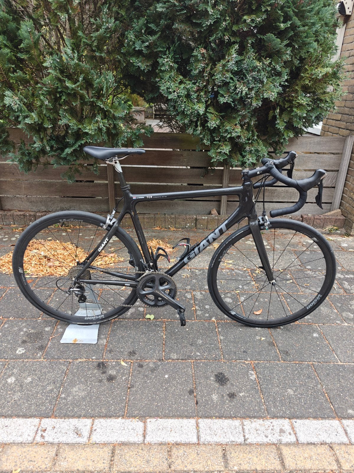 Giant TCR racefiets - Carbon frame - Ultegra afmontage, Ophalen, 28 inch, Gebruikt, Carbon