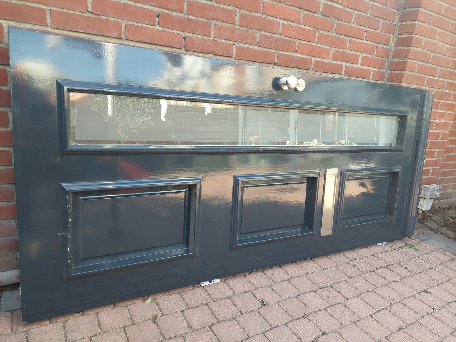 voordeur, Doe-het-zelf en Verbouw, Ophalen, Gebruikt, Buitendeur, 200 tot 215 cm