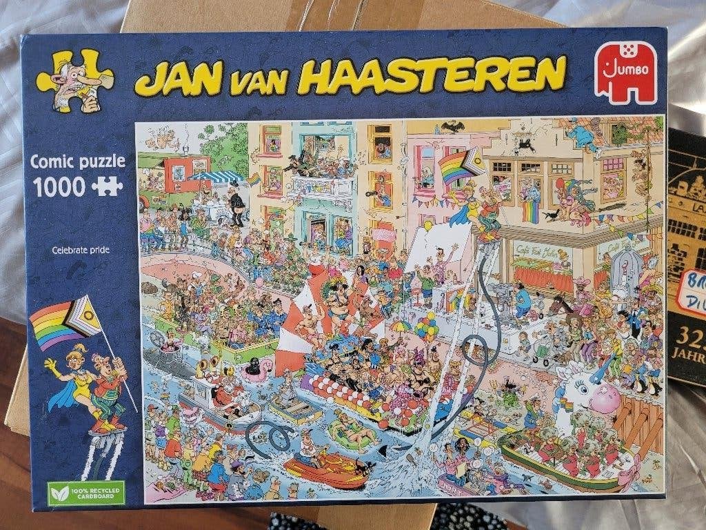 JAN VAN HAASTEREN PUZZELS, Ophalen of Verzenden, 500 t/m 1500 stukjes, Gebruikt, Legpuzzel