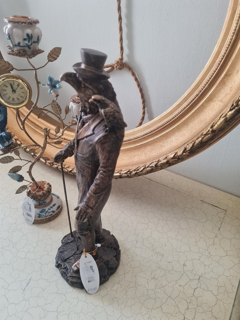 Brons look beeld havik merk House of Baroque foto 1 t/m 6, Ophalen of Verzenden