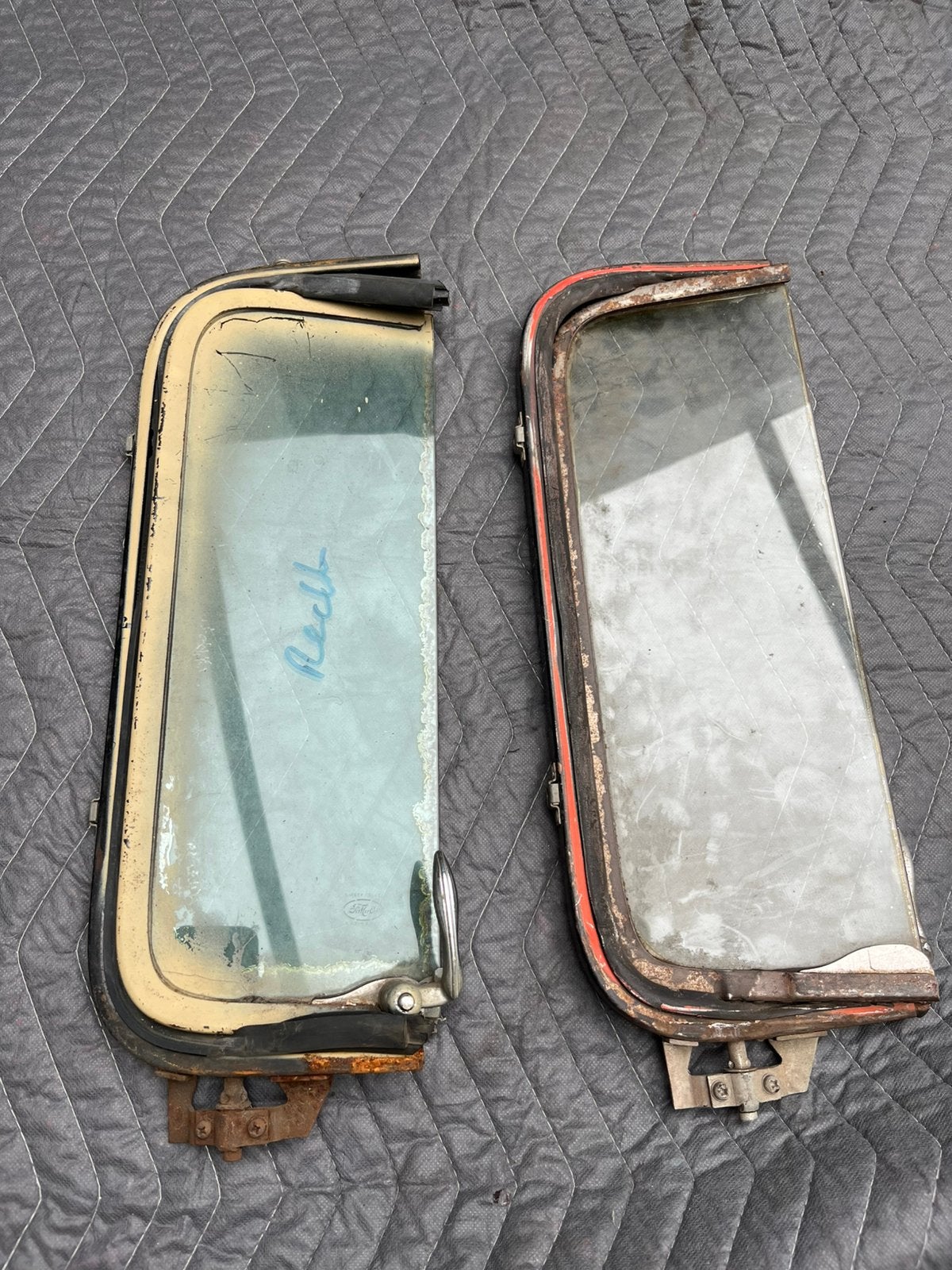 1956 Ford F100 klapruiten , links en rechts , Vent window, Auto-onderdelen, Ophalen, Ford