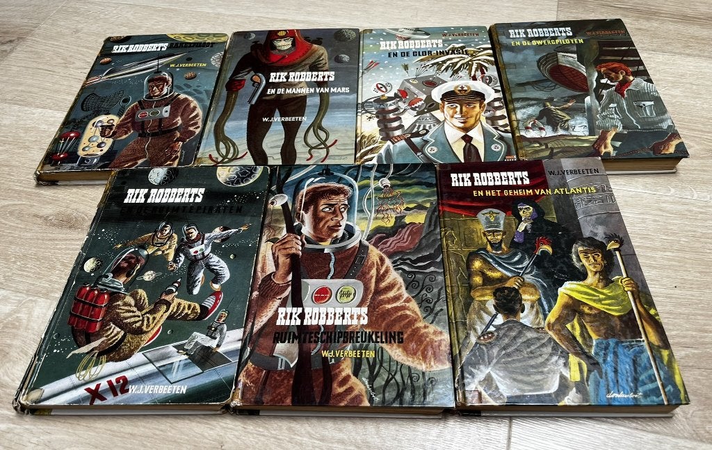 7x Rik Robberts hardcover jeugdboeken W.J. Verbeeten, Gelezen, Ophalen of Verzenden, W.J. Verbeeten, Fictie