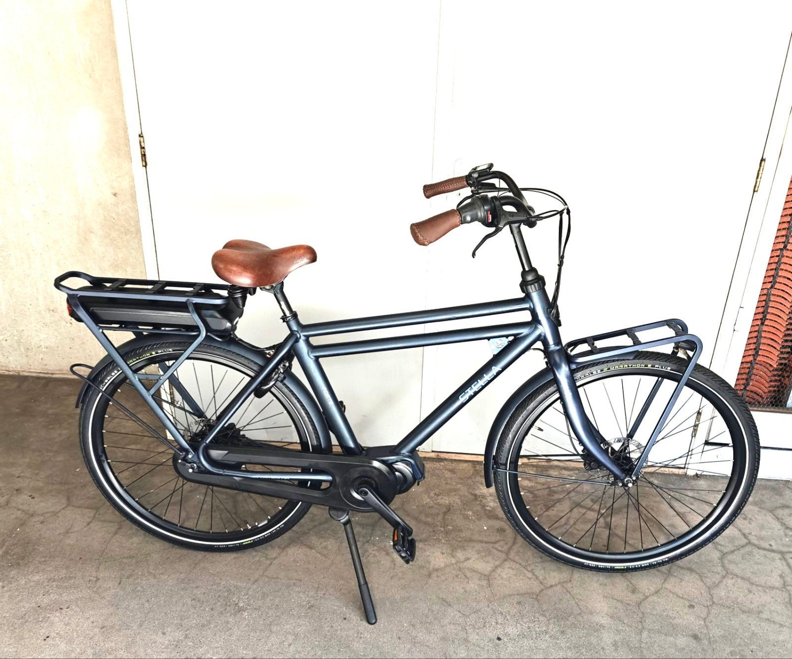 STELLA FORTE MIDDENMOTOR SUPERIOR DISKBRAKES 630WH ACCU ZGAN, Zo goed als nieuw, 51 tot 55 cm, 50 km per accu of meer, Ophalen