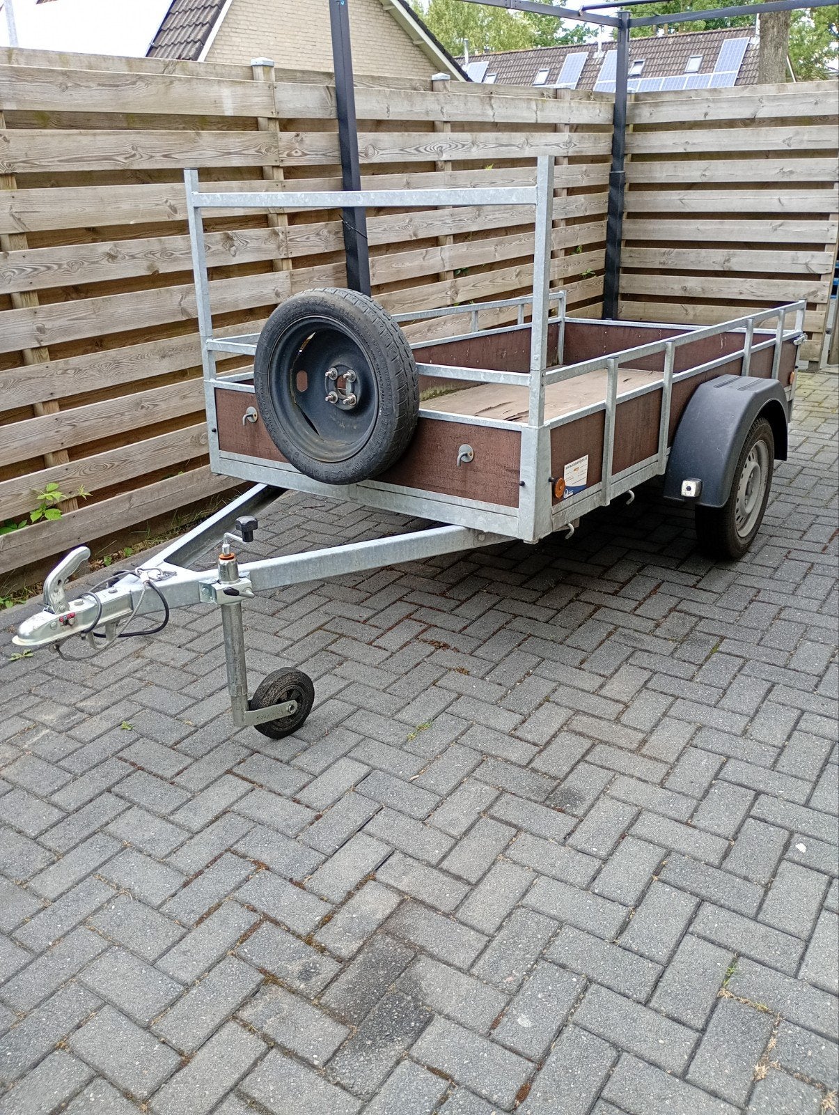 Aanhangwagen 260x125 enkelasser, Ophalen, Gebruikt